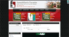 Desktop Screenshot of inmobiliariayucatan.com