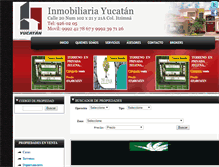 Tablet Screenshot of inmobiliariayucatan.com
